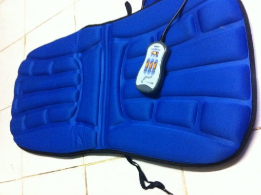 เบาะนวดไฟฟ้าแบบสั่นใช้ไฟDC 12 V. จากในรถยนต์หรือหม้อแปลงได้ ยี่ห้อ TWINBIRD