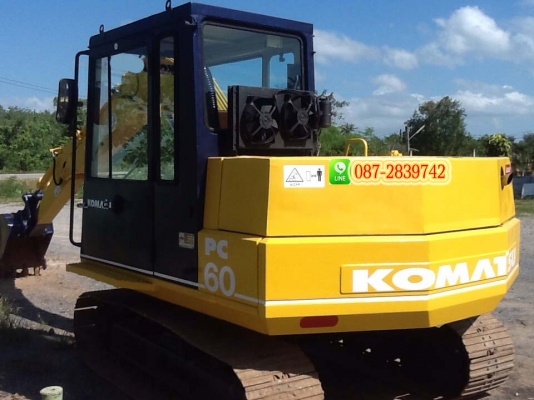ขายรถแบคโฮ KOMATSU PC 60-5 S/N 212XX