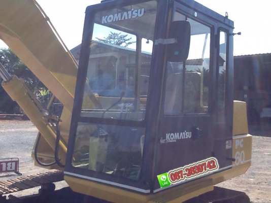ขายรถแบคโฮ KOMATSU PC 60-5 S/N 212XX
