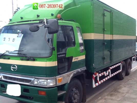 ขายรถบรรทุกตู้แห้ง 10 ล้อ 1 เพลา ประตู 3 บาน HINO
