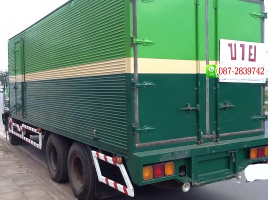 ขายรถบรรทุกตู้แห้ง 10 ล้อ 1 เพลา ประตู 3 บาน HINO