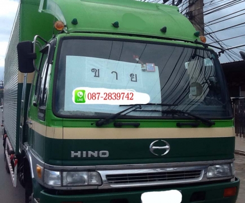 ขายรถบรรทุกตู้แห้ง 10 ล้อ 1 เพลา ประตู 3 บาน HINO