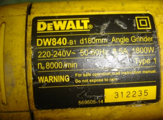 ขายหินเจียร์DEWALT 7นิ้ว(ของเเท้)รุ่น DW 840