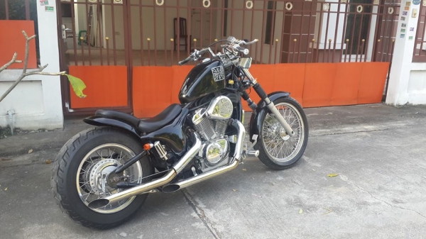 Honda steed 600cc. ทะเบียนแท้ กทม พรบ ภาษียาวถึงปี2559