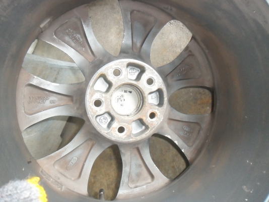 ล้อแม็ก 17นิ้ว 5รู114 HONDA พร้อมยาง สวยๆ 4 ล้อ ราคา 6500 บาท