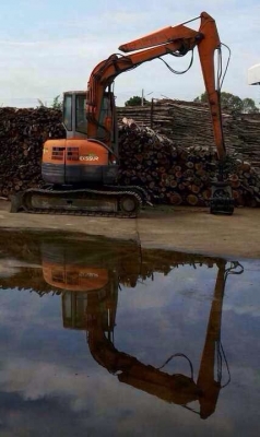 ขายรถคีบยูคา hitashi Ex 55