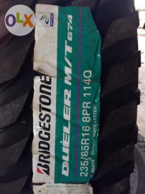 ยางดอกมัด ใหม่บริสโตน ขอบ16 เบอร์ 235/85 R16