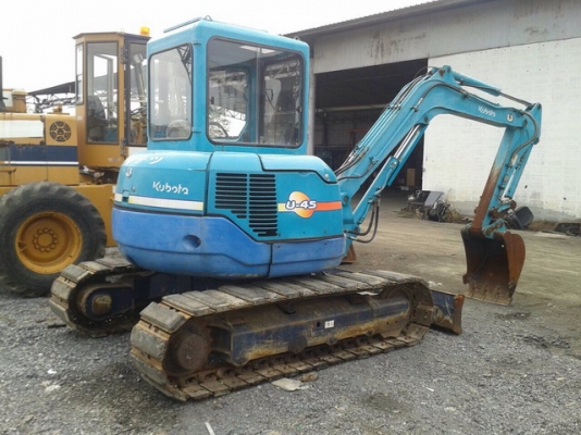 แบคโฮเล็ก KUBOTA U-45 เก่าญี่ปุ่นแท้ สวยจัดจัด
