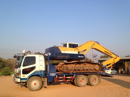 ขายรถบรรทุก10ล้อ 2 เพลา เทเลอร์ท้ายเป็ด