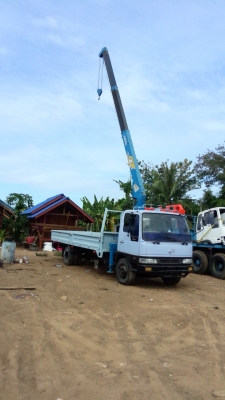 6ล้อ Hino ติดเครน