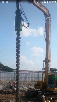 ขายมอเตอร์พร้อมดอกเจาะดินยืดยาว5.5