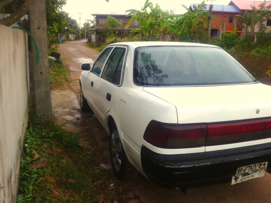 ขายโตโยต้าโคโลน่าเครื่องหัวฉีดเกียรออโต้ ติดแก็ช สีสวย  แอร์เย็น ภาษีไม่ขาด 37000 บาท