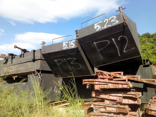 แพดั้มสำหรับถ่ายดินที่ลอกคลองกลางน้ำหรือผักตบชะวา 450,000