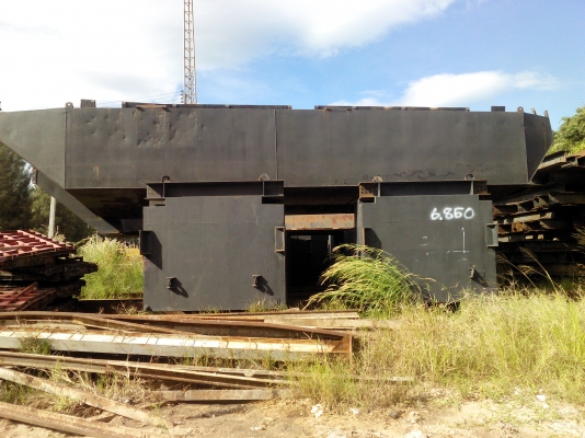 แพรถแบคโฮไว้สำหรับลอกคลองขนาดมาตฐาน 5ชิ้นประกอบมีขาเสาเข็มพร้อมทำมาใหม่เหล็กใหม่ใช้ได้งานเดียว 1,500,000 090-772-3710