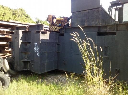 แพรถแบคโฮไว้สำหรับลอกคลองขนาดมาตฐาน 5ชิ้นประกอบมีขาเสาเข็มพร้อมทำมาใหม่เหล็กใหม่ใช้ได้งานเดียว 1,500,000 090-772-3710