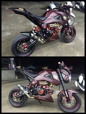 ชุดท่อแต่งFull System.MSX/KSR/Zoomer x/PCX.คอ-ปลาย.มีหลายรูปทรงให้เลือก.พร้อมปลาย