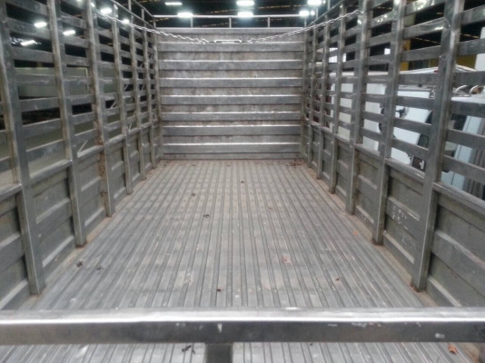 ขายHino 260 แม่ลูก ปี49ลูก2คานไม่ดั้มกระบะสแตนเลส