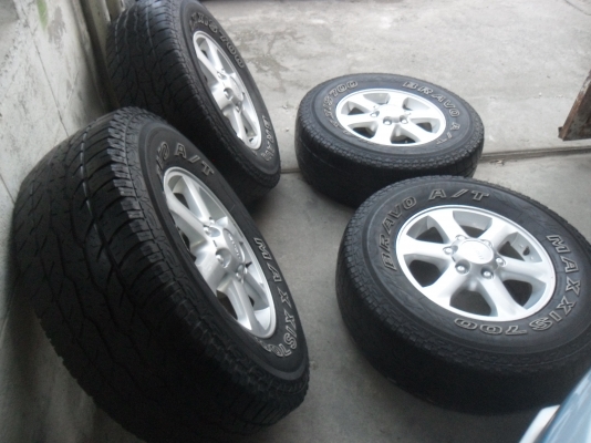 ล้อแม็ก 16นิ้ว 6รู อีซูสุ พร้อมยาง สวยๆ 4 ล้อ ราคา 6900 บาท ล้อแม็ก 16นิ้ว 6รู อีซูสุ พร้อมยาง สวยๆ 4 ล้อ ราคา 6900 บาท