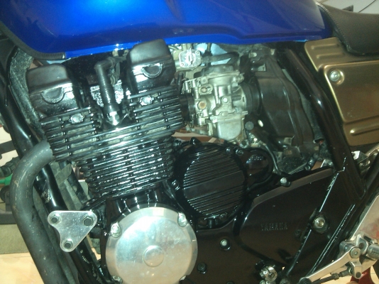 ราคานี้ก่อนสิ้นเดือนครับ xjr400 เครื่องใหม่ สำเนาทะเบียน ไม่ขาดต่อ 49500