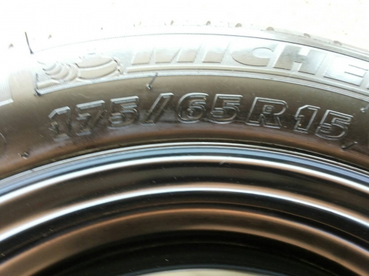 ล้อ HONDA CITY กระทะพร้อมยาง 175-65R15 มิชชิลิน XM1 ปี13