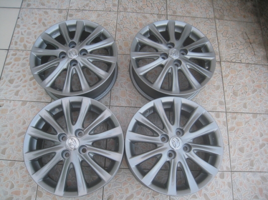 ขายล้อแม็ก Toyota vios 12ก้าน 15"x5.5" et45 4รู100 ล้อทำสีมาใหม่ครับ สนใจติดต่อเล็กคลองสามครับ 081-3747940 ขายล้อแม็ก Toyota vios 12ก้าน 15"x5.5" et45 4รู100 ล้อทำสีมาใหม่ครับ สนใจติดต่อเล็กคลองสามครับ 081-3747940