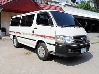 TOYOTA HIACE 3.0 ปี 2001 รถตู้ ราคาถูก จัดไฟแนนซ์ได้ T.086-527-9533
