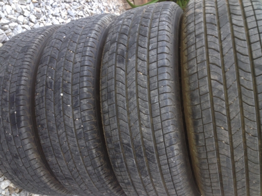 ขายล้อแม็ก Honda civic fd ขอบ 15" 5รู114 พร้อมยาง 195 65 15 ปี 14