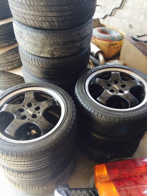 ขายล้อขอบ16 5รู100 ถอดออกมาจากnew beetle