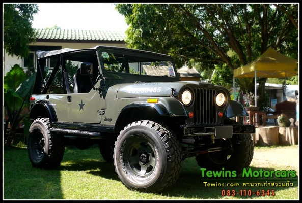 ขายรถ Jeep CJ6 หลังคาผ้าใบ ยกสูง 4x4 ขายรถ Jeep CJ6 หลังคาผ้าใบ ยกสูง 4x4