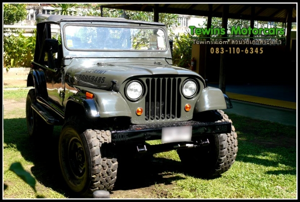 ขายรถ Jeep CJ6 หลังคาผ้าใบ ยกสูง 4x4 ขายรถ Jeep CJ6 หลังคาผ้าใบ ยกสูง 4x4
