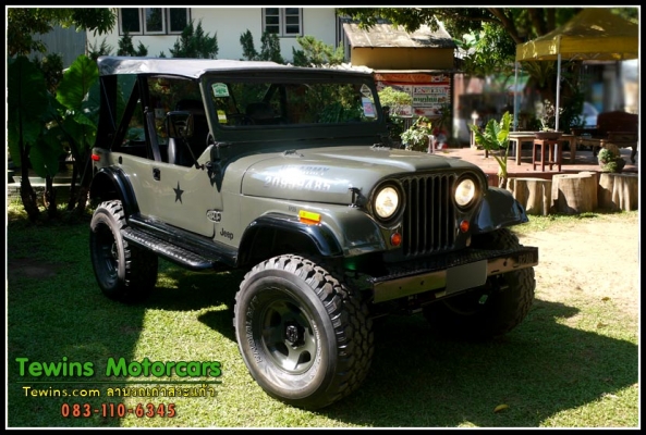 ขายรถ Jeep CJ6 หลังคาผ้าใบ ยกสูง 4x4 ขายรถ Jeep CJ6 หลังคาผ้าใบ ยกสูง 4x4