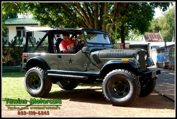 ขายรถ Jeep CJ6 หลังคาผ้าใบ ยกสูง 4x4 ขายรถ Jeep CJ6 หลังคาผ้าใบ ยกสูง 4x4