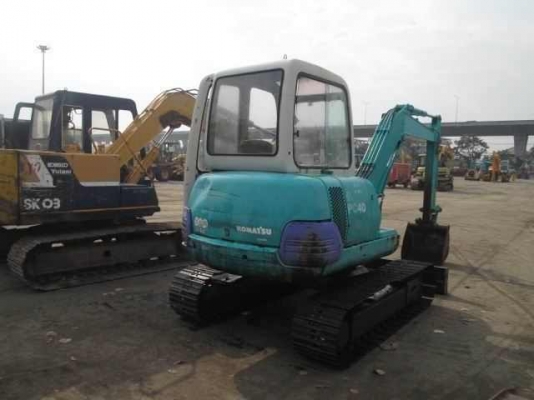 SALE__แบคโฮ KOMATSU PC40-7E เครื่องดำ เก่านอกญี่ปุ่นแท้ สภาพสวยมาก  พร้อมใช้งาน