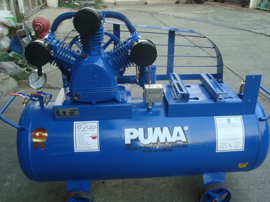 ขายปั๊มลม PUMA 5HP สภาพใหม่ พร้อมใช้ ถังลม 260 ลิตร