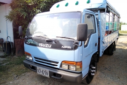 6 ล้อกลาง  ISUZU  NPR  120  แรงม้า  * ยาว 5.00 ม. *  รถสวยเดิม+สวยจริง+สภาพพร้อมใช้งาน * รถห้างแท้ * มีเล่มพร้อม *