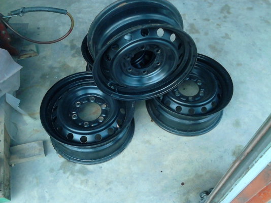 กะทะล้อ 6 รู  ขอบ 15   ( 15X6JJ )    ชุด 4 ใบ TEL.081-427-3941