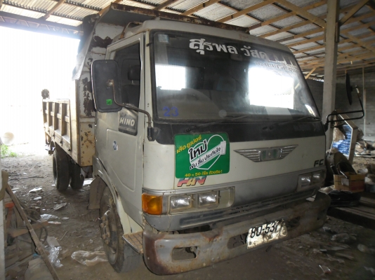 ขายรถ บรรทุกดั้ม HINO FC 120 แรงจดทะเบียนปี 38 เดิมๆหัวบางเครื่องดีคัสชีสวย