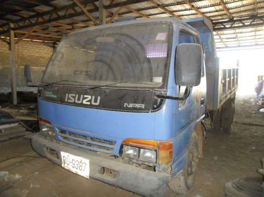 ขายรถดั้ม ISUZU NPR 120 แรงจดทะเบียนปี 40 ทะเบียนเต็มชุดโอนพร้อม