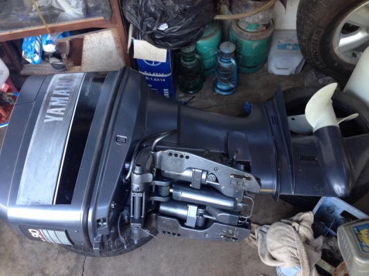 ขายเครื่องยามาฮ่า 90 แรง 2 จังหวะ (เร่งจาน)พร้อมใช้ครับ