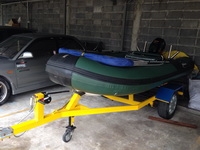 ด่วน!! ขายเรือยางท้องไฟเบอร์สภาพใหม่