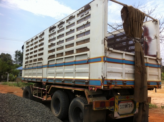 ขายรถพ่วง 24 ล้อ 2 เพลา แม่-ลูก กระบะเหล็กคอกเกษตรดั้ม HINO PROFIA P11C 3 20 จัดไฟแนนซ์ได้ รา คา 1750000 ต่อรอง สนใจโทร