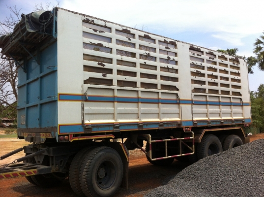 ขายรถพ่วง 24 ล้อ 2 เพลา แม่-ลูก กระบะเหล็กคอกเกษตรดั้ม HINO PROFIA P11C 3 20 จัดไฟแนนซ์ได้ รา คา 1750000 ต่อรอง สนใจโทร