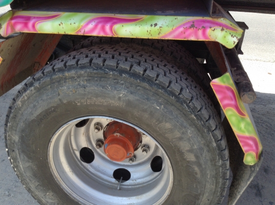 หางพ่วงดั้ม2เพลาอู่พานทองทรัคใช้งานน้อยสภาพสวยมาก