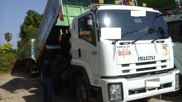 สิบล้อมือสอง,Isuzu FXZ300 ปี 53 แก๊ส CNG 6 ถัง แม่ลูก อู่,พงษ์ไพบูลย์