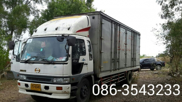 ขายรถ6ล้อ HINO FF1J 212 แรงม้า พร้อมตู้แห้ง 6บาน ยาว 7.2 เมตร