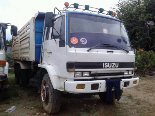 ขายรถบรรทุกสิบล้อดัมพ์ ISUZU FXZ13NFY เครื่อง 210 แรง 2 เพลา กระบะดัมพ์สามมิตร ยางดี แอร์พร้อม