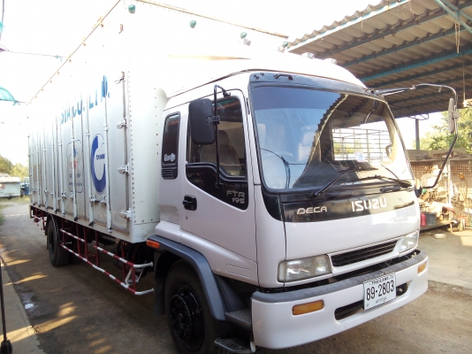 6 ล้อใหญ่  (ตู้ 10 บาน)   ISUZU  DECA  FTR  195  แรงม้า  * ยาว 7.20 ม. *  รถสวยเดิม+สวยจริง+สภาพพร้อมใช้งาน * รถห้างแท้ * มีเล่มพร้อม *