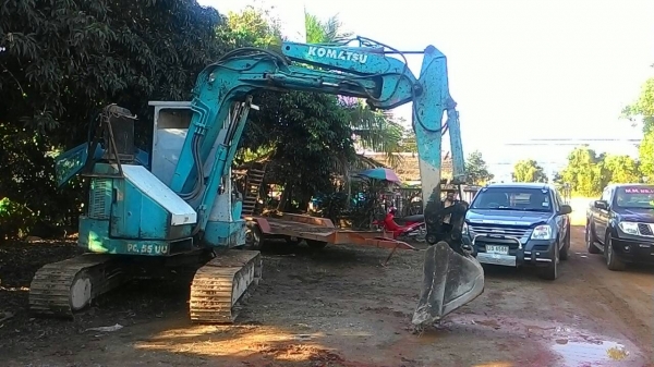 ขาย รถแบคโฮKomatsu 55UU สภาพพร้อมใช้
