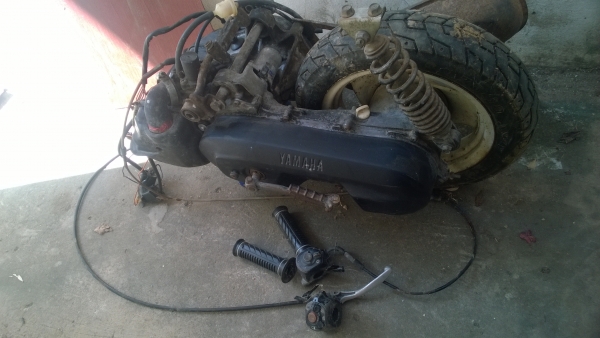ขายเครื่อง ยามาฮา จ๊อก พร้องยกใส่ * เติมน้ำมันขับได้เลย*