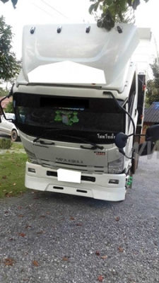 รถบรรทุก 6 ล้อดัมพ์ ยี่ห้อ ISUZU FRR90HM 190  แรงม้า   ปีจดทะเบียน 2555